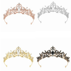 Alloy Crystal Crown Wedding Ball Party Bridal Crown