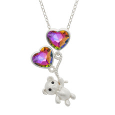 Cartoon Bear Pendant Lover's Day Gift Necklace