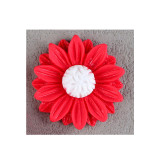 23MM sunflower Resin snap button charms