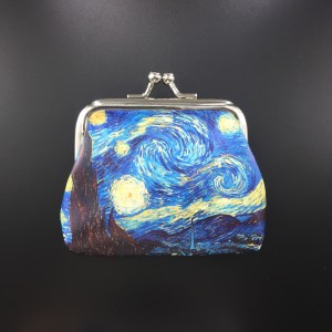 Van Gogh Oil Painting Souvenir Key Bag Zero Wallet