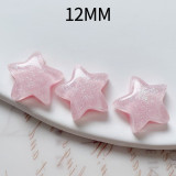 12MM star Resin snap button charms