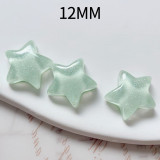 12MM star Resin snap button charms