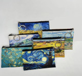 Van Gogh Oil Painting Souvenir Key Bag Zero Wallet