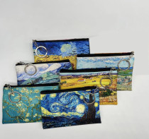 Van Gogh Oil Painting Souvenir Key Bag Zero Wallet