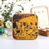 Environmentally friendly cork small and exquisite jewelry box, jewelry rings, earrings, mini storage box