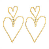 Valentine's Day stainless steel love earrings, rings, necklaces
