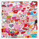 100 Love Valentine's Day Stickers Cartoon INS Sweet Valentine's Day Love LOVE Romantic Love Graffiti Waterproof Stickers