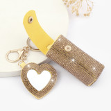 Valentine's Day Love Convenient to Carry with Small Mirror Mouth Red Envelope Keychain