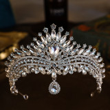 Alloy Crystal Crown Wedding Ball Party Bridal Crown