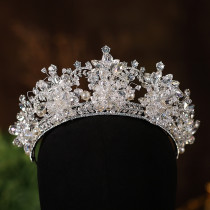 Alloy Crystal Crown Wedding Ball Party Bridal Crown