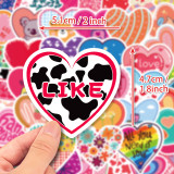 50 Love Valentine's Day Stickers Cartoon INS Sweet Valentine's Day Love LOVE Romantic Love Graffiti Waterproof Stickers