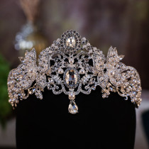 Alloy Crystal Crown Wedding Ball Party Bridal Crown