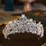 Alloy Crystal Crown Wedding Ball Party Bridal Crown