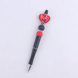 Love doctors and nurses Silicone Beads Colored Plastic Beads Writing Neutral Pen