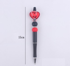 Love doctors and nurses Silicone Beads Colored Plastic Beads Writing Neutral Pen