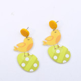 Easter Egg Fragmented Rabbit Acrylic Earrings