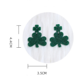 St. Patrick's Day Beer Festival Clover Acrylic Earrings