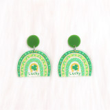 St. Patrick's Clover Beer Earrings