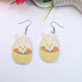 Easter Egg Fragmented Rabbit Acrylic Earrings