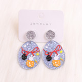 Easter Egg Fragmented Rabbit Acrylic Earrings