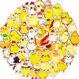 50 pieces of waterproof stickers for Easter holiday gift stickers for little chicks