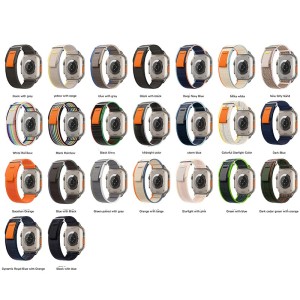 42/44/45/49mm Apple strap is applicable to apple iwatch adjustable nylon woven watch strap (excluding dial)