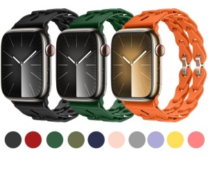38/40/41mm Suitable for Apple Watch Strap iwatch Fashionable hollow out Silicone Strap Apple Watch  (excluding dial)