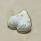 20MM Pearl Love Metal snap button charms