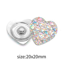 20MM  Love  resin snap button charms