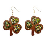 Clover Acrylic Earrings