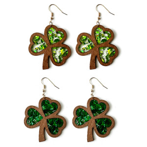 Clover Acrylic Earrings