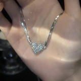 Full Diamond Magnetic Love Star Neckchain