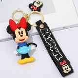 Daisy Keychain Mickey Mouse Couple Bag Pendant Wholesale Mickey Minnie Cartoon Keychain