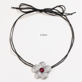 Love Flower Vintage Alloy Necklace
