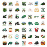 50 cartoon graffiti stickers for agricultural tractors, handbags, skateboards, motorcycles, guitars, waterproof stickers