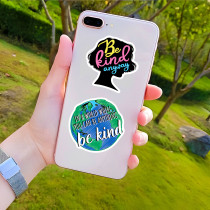 50 Be kind friendly psychological stickers, notebook, skateboard, mobile phone, water cup waterproof stickers
