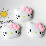 20MM KT cat  Resin snap button charms