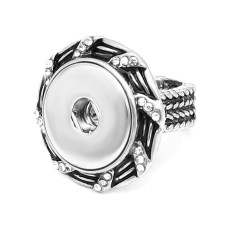 metal buckle Ring fit 18MM Snaps button jewelry wholesale