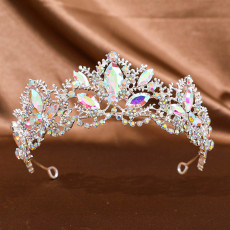 Alloy Crystal Crown Wedding Ball Party Bridal Crown