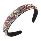 Colorful full diamond anti slip headband hair accessories