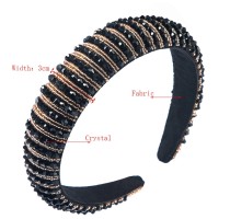 Handwoven beaded headband Baroque sponge hair accessories