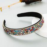 Colorful full diamond anti slip headband hair accessories