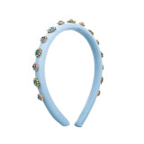 Baroque water diamond floral headband hair accessories