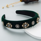 Baroque pearl water drill bit headband accessories