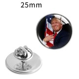 Trump alloy glass brooch gift as a souvenir for the US election