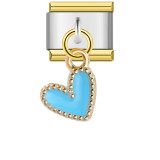 Free Single hook style splicing love Flower cartoon Italian charm bracelet