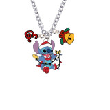 Christmas Pendant Anime Star Baby Stitch Necklace