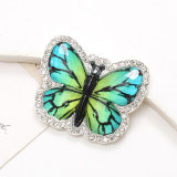 20MM Colorful Butterfly snap button charms