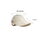 Spring/Summer Empty Top Duck Tongue Hat Can Hang a Mask Outdoor Sunshade Hat Thin Quick Drying Sun Protection Hat