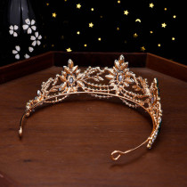 Alloy Crystal Crown Wedding Ball Party Bridal Crown